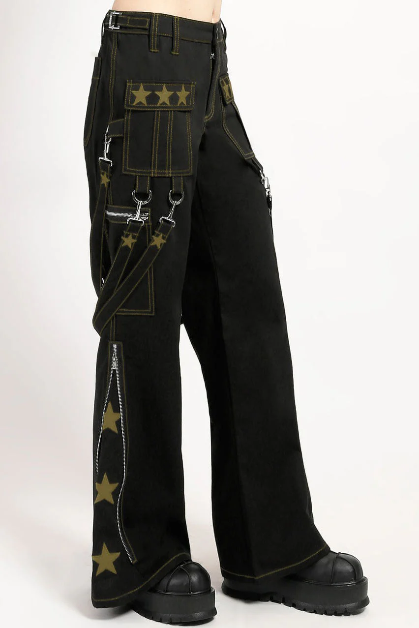 Tripp NYC Rock Star Pants [BLACK/ARMY] - Image 2