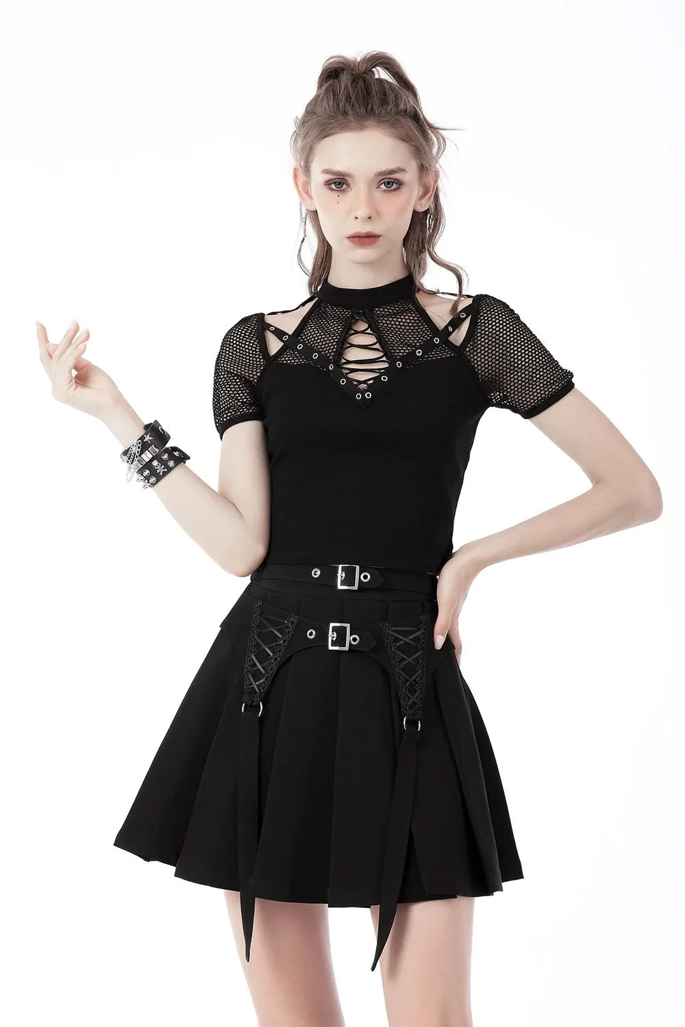 Corset Pleated Skirt - Image 3
