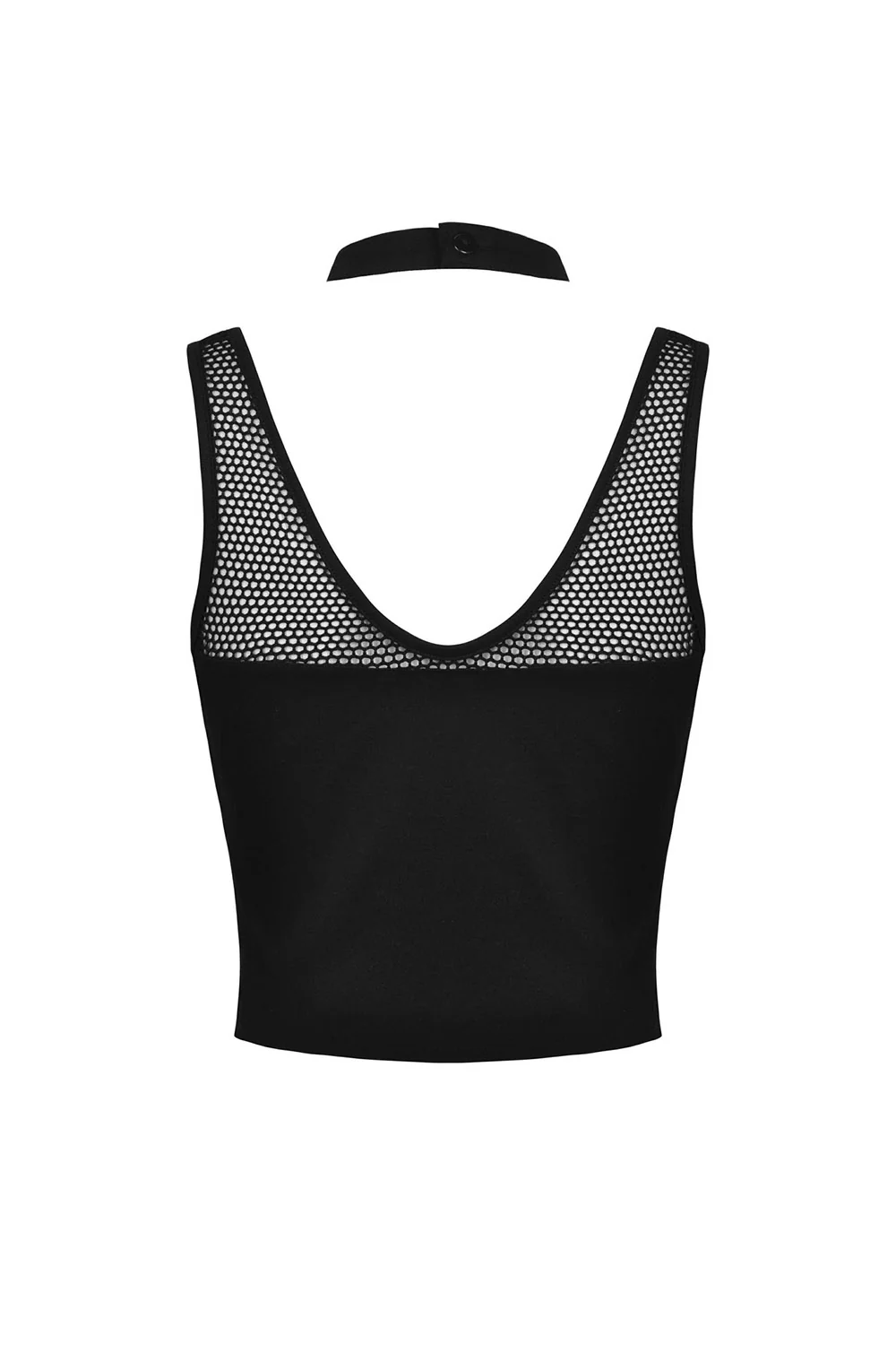 Cotton Fishnet Tank Top - Image 3