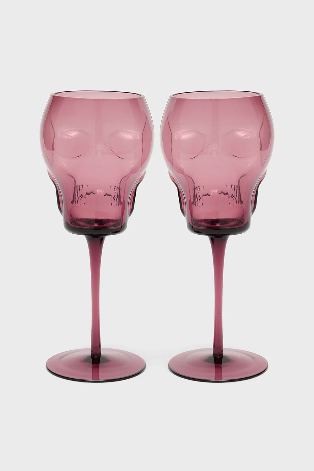 Cranium Wine Glasses [Plum] - Image 2