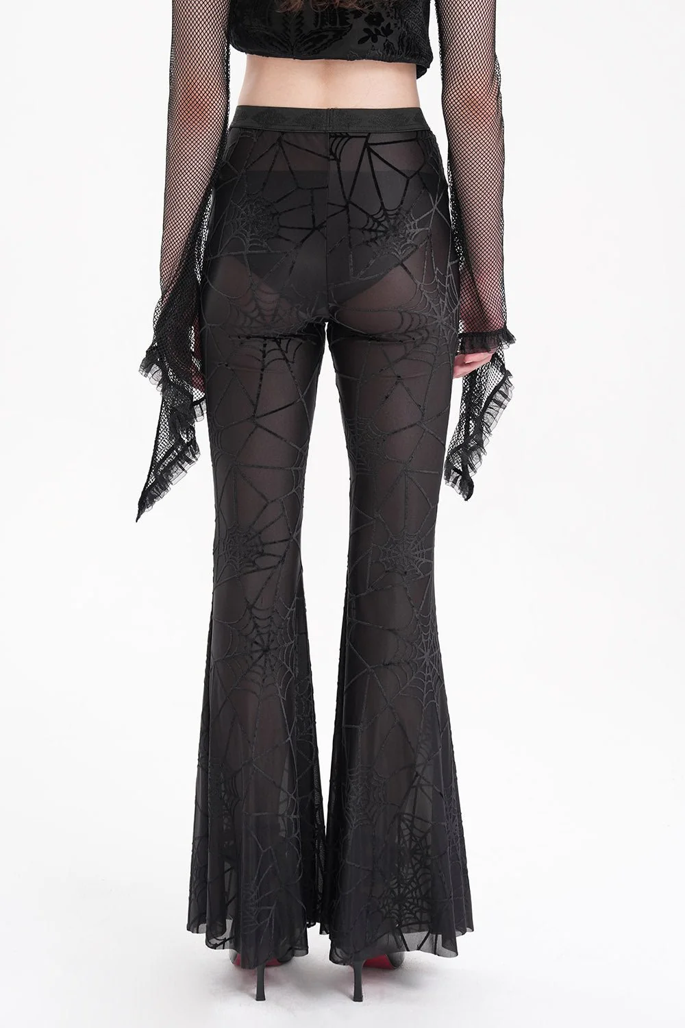 Creepy Crawly Mesh Spiderweb Flares - Image 5