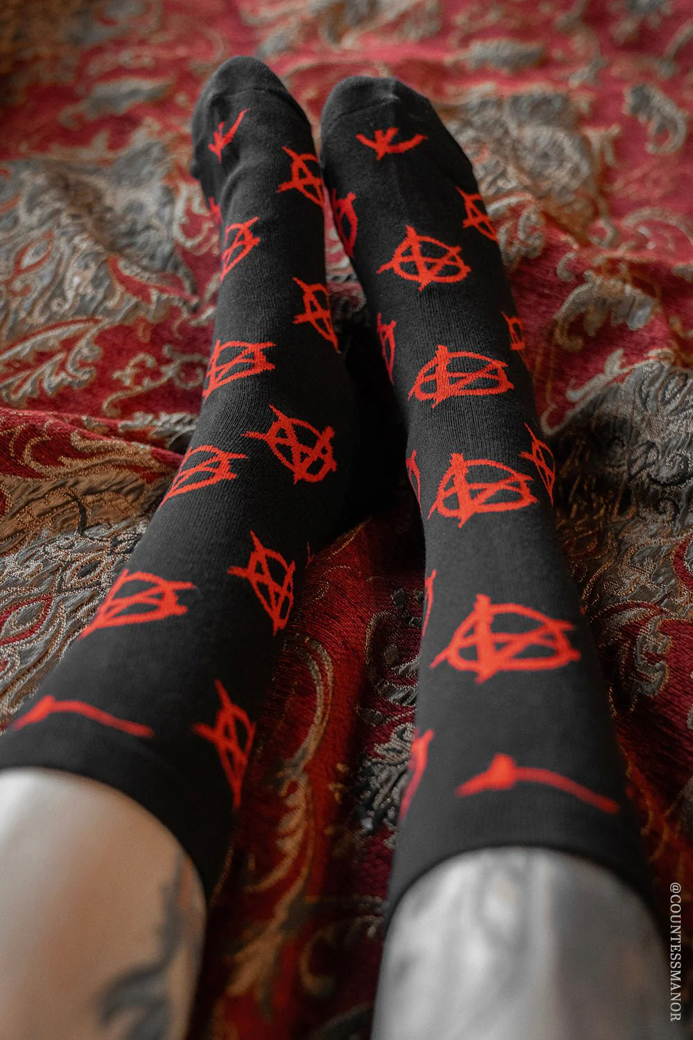 Creepy Crew Socks [Anarchy Symbols] - Image 2