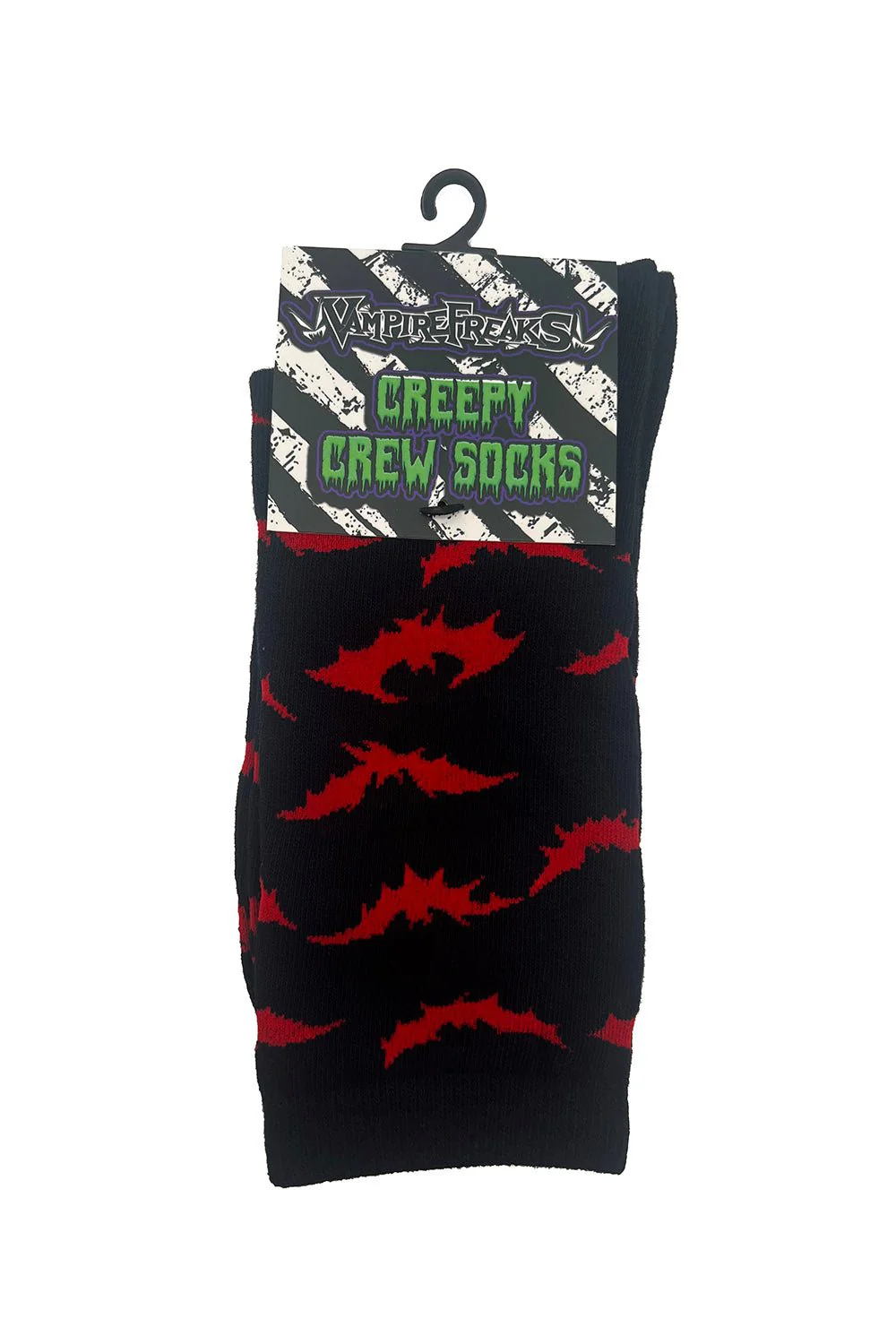 Creepy Crew Socks [Red Bats] - Image 4
