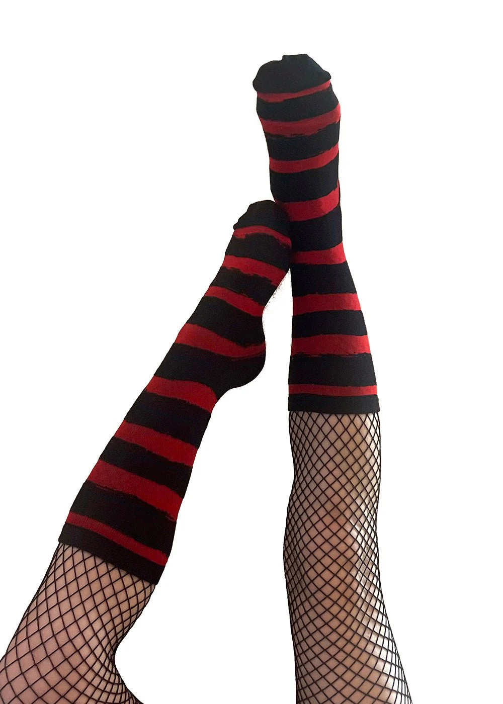 Creepy Crew Socks [Red/Black Stripes] - Image 3