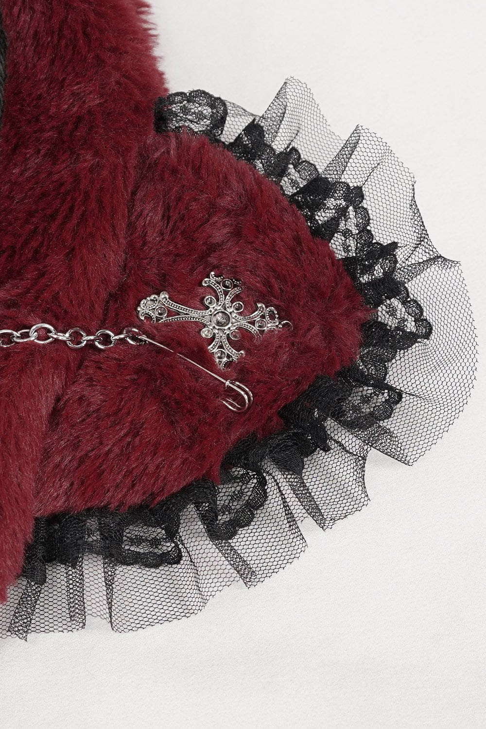 Creepy Cuddles Bear Ear Hat [RED/BLACK] - Image 7