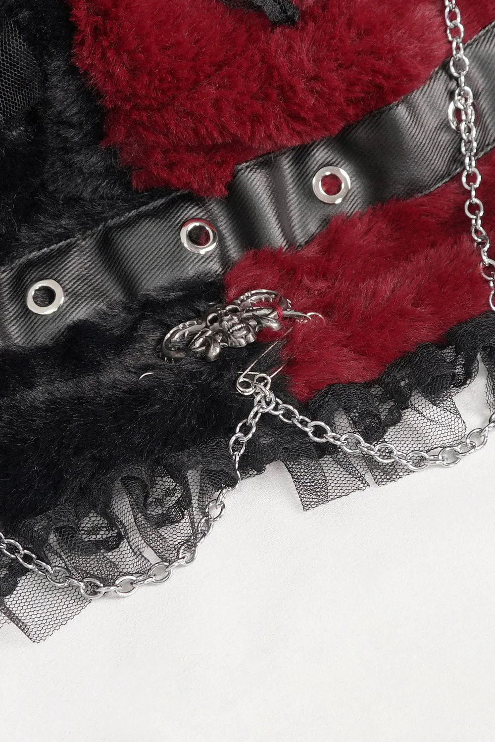 Creepy Cuddles Bear Ear Hat [RED/BLACK] - Image 8