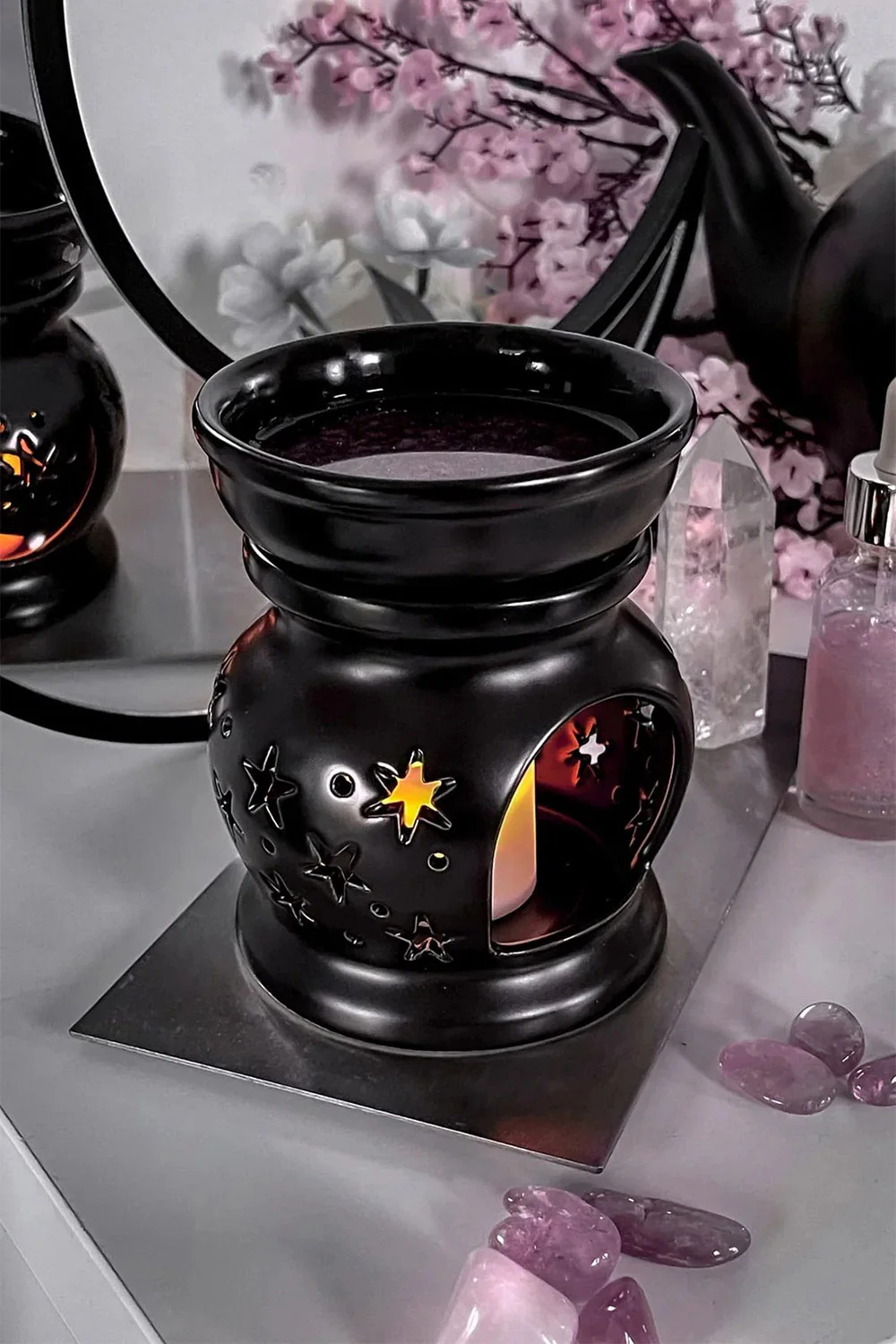 Crescent Stone Wax Burner - Image 2