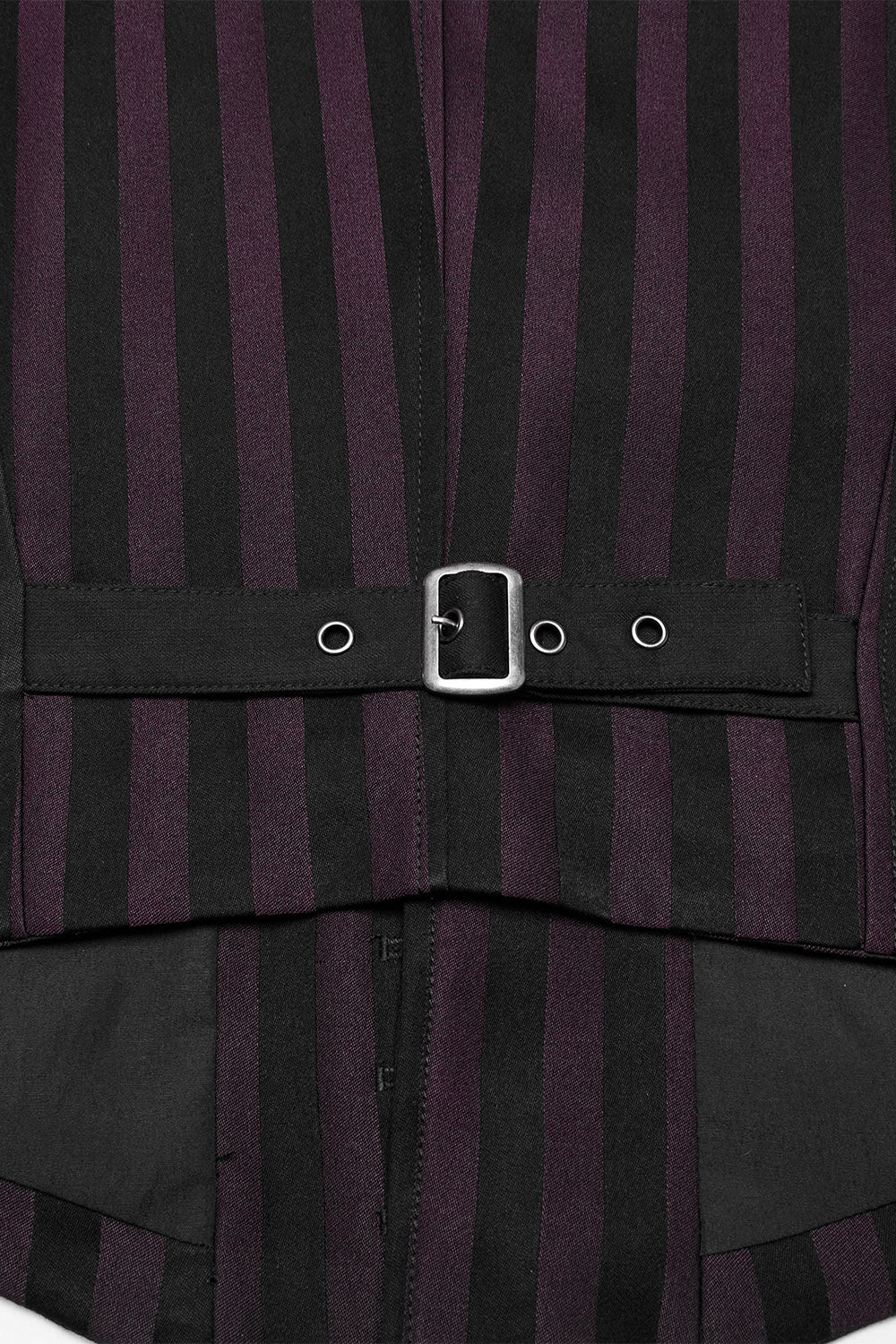 Crimson Manor Striped Waistcoat [Black/Red] - Image 11