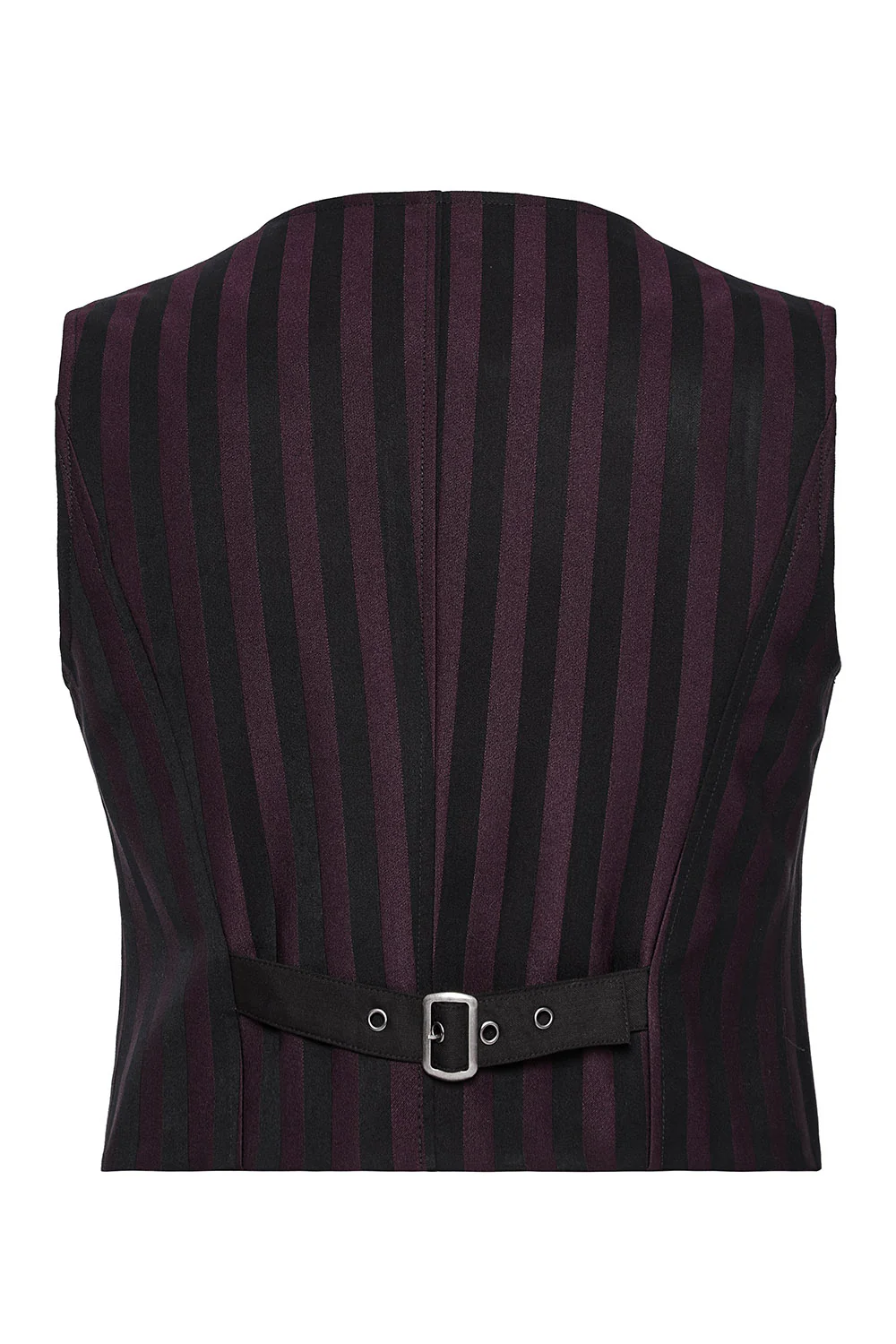 Crimson Manor Striped Waistcoat [Black/Red] - Image 9