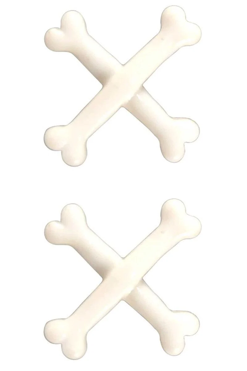 Cross Bone Stud Earrings - Image 3