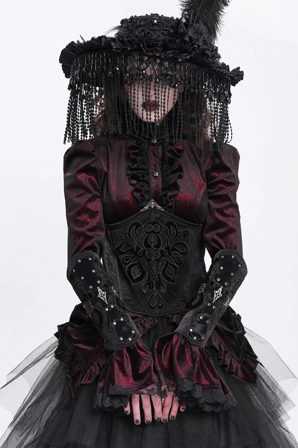 Crucible Studded Lace-Up Gloves - Image 10