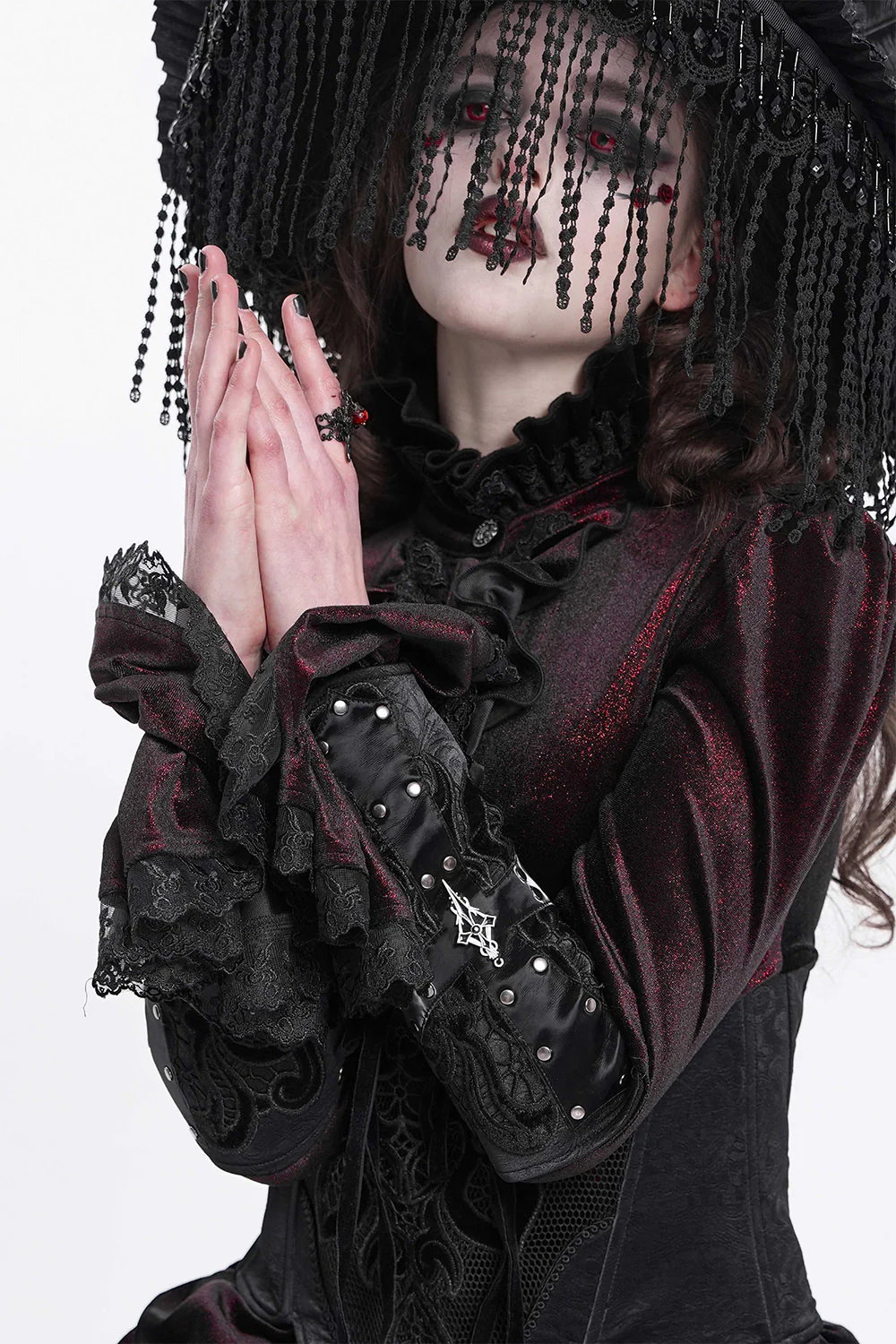 Crucible Studded Lace-Up Gloves - Image 4