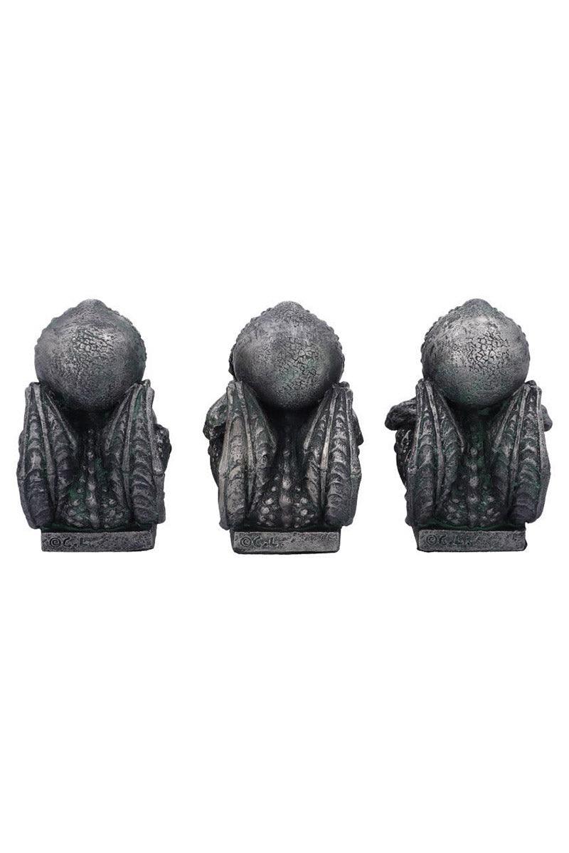 Cthulhu See Hear Speak No Evil Statue Set - Image 5