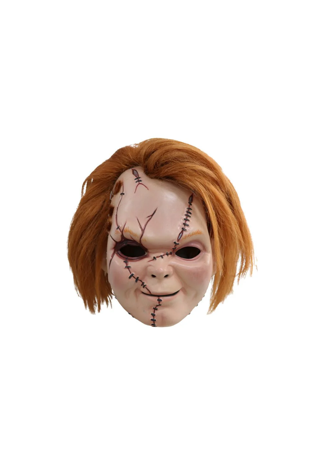 Curse of Chucky: Scarred Chucky Mask with Hair - Image 3