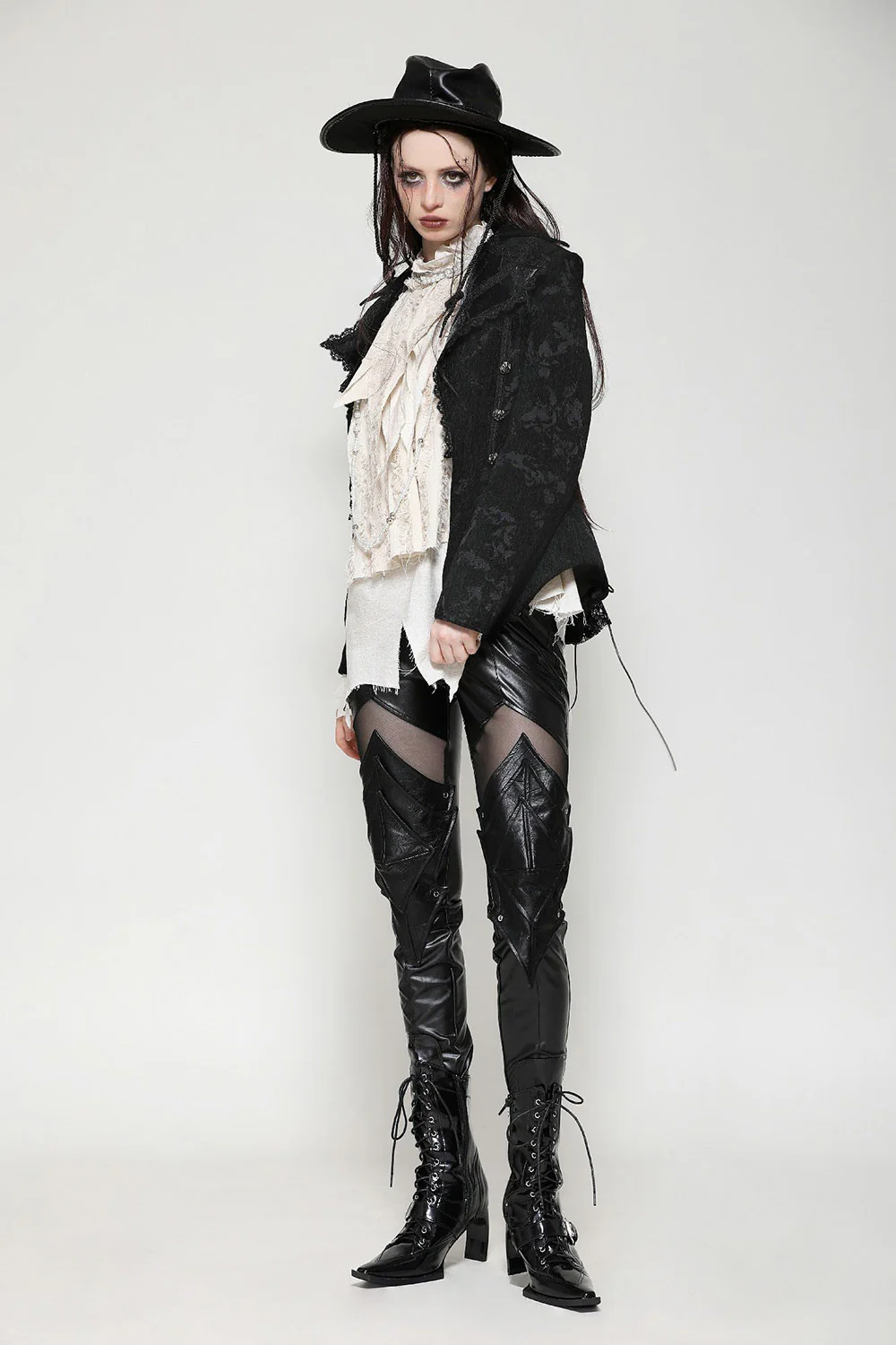 Cursed Waters Pirate Goth Coat - Image 5