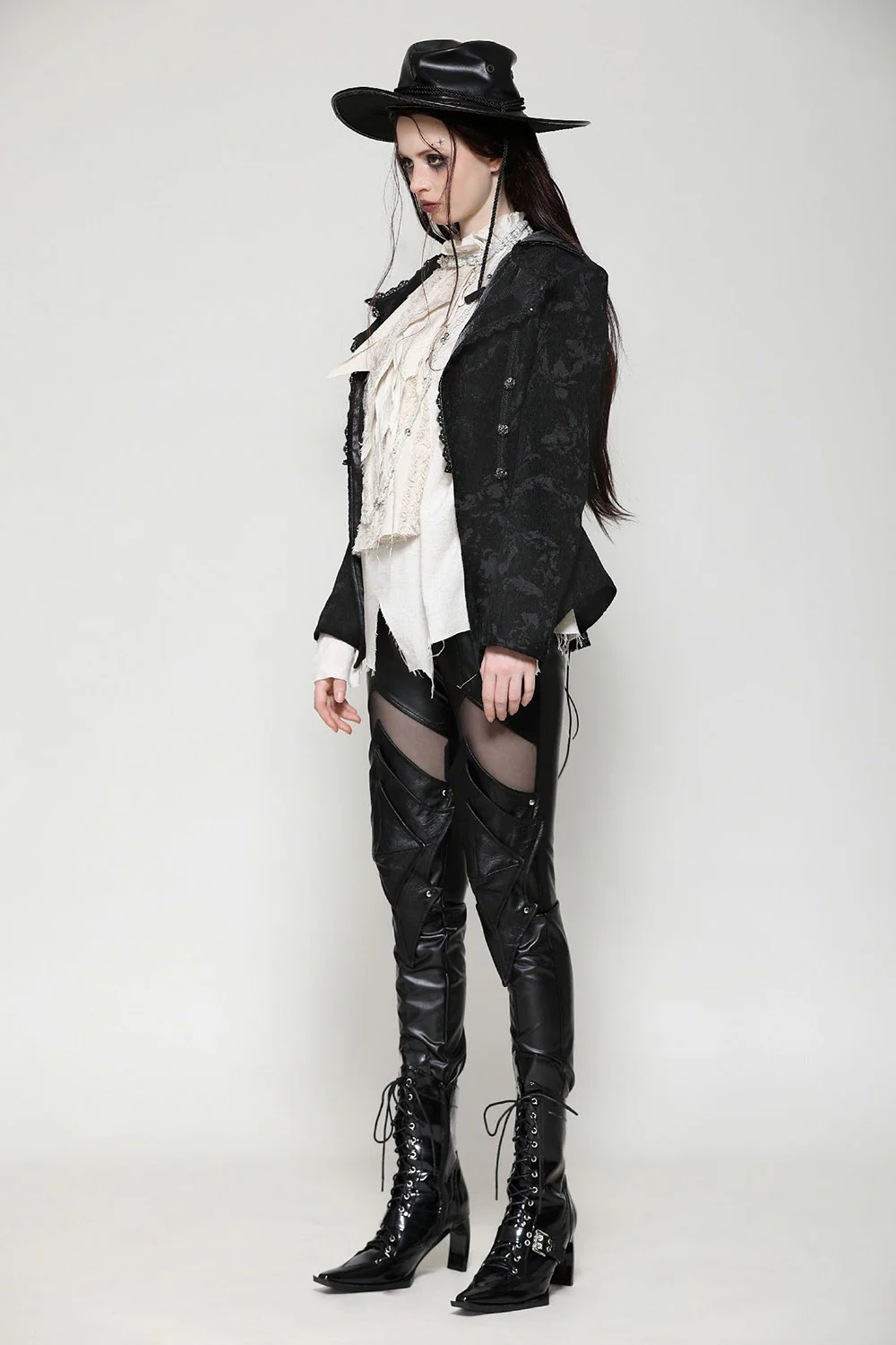 Cursed Waters Pirate Goth Coat - Image 6