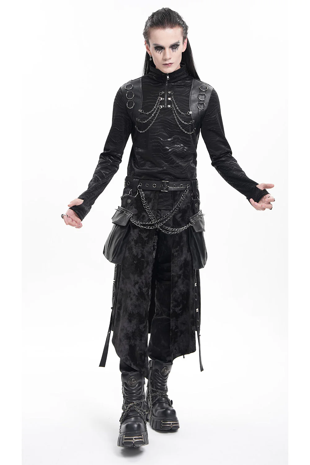 Cyber Punk Turtleneck Top - Image 2