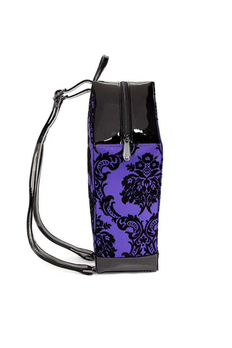 Damask Coffin Backpack [PURPLE] - Image 2