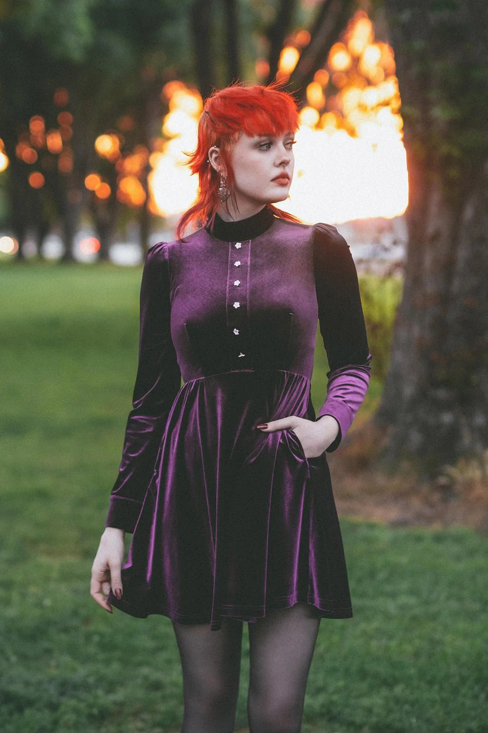 Daphne Dress [PURPLE] - Image 4