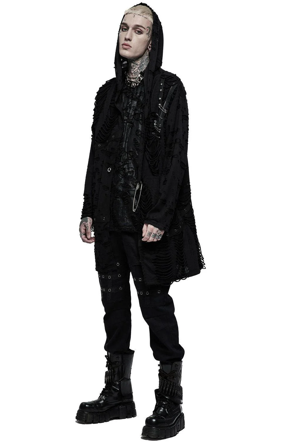 Dark Ages Distressed Cardigan - Image 4