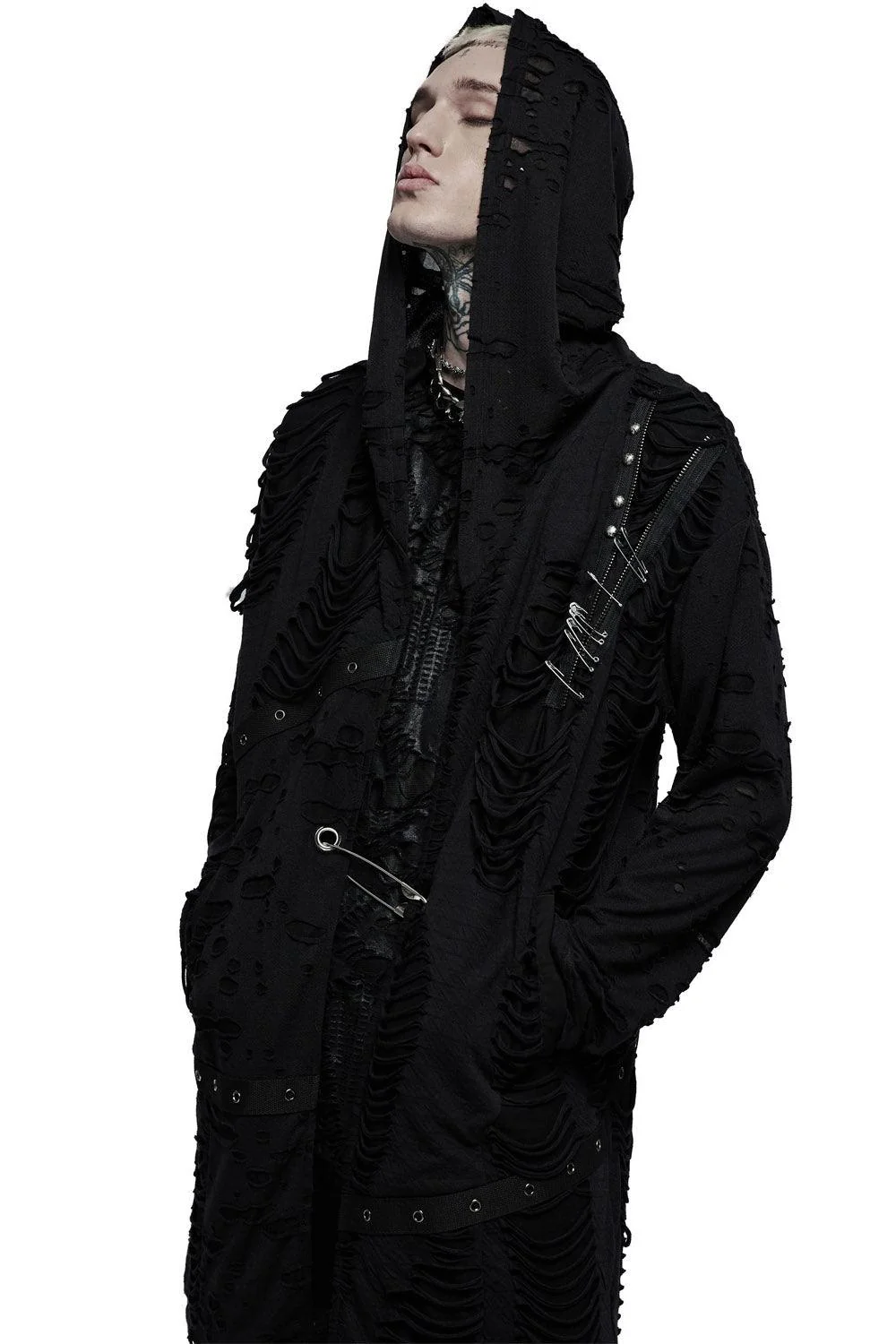 Dark Ages Distressed Cardigan - Image 5