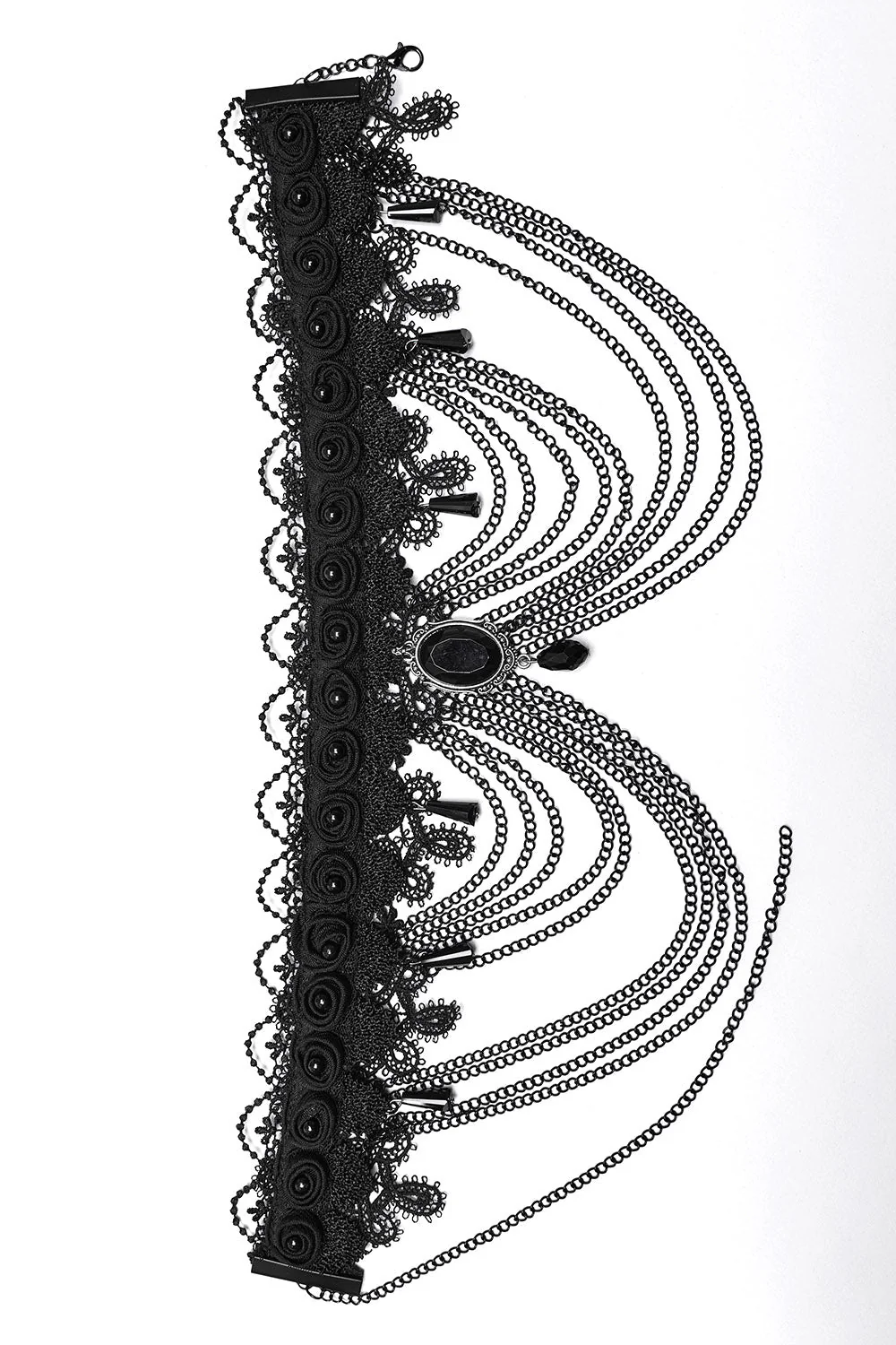 Dark Ages Layered Lace Choker - Image 6