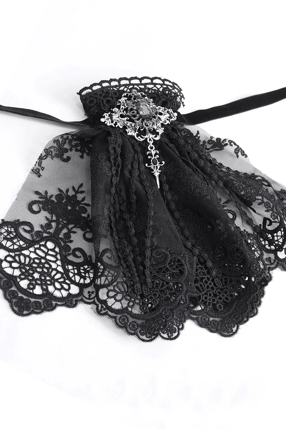 Dark Alchemy Vampire Goth Cravat Tie - Image 6