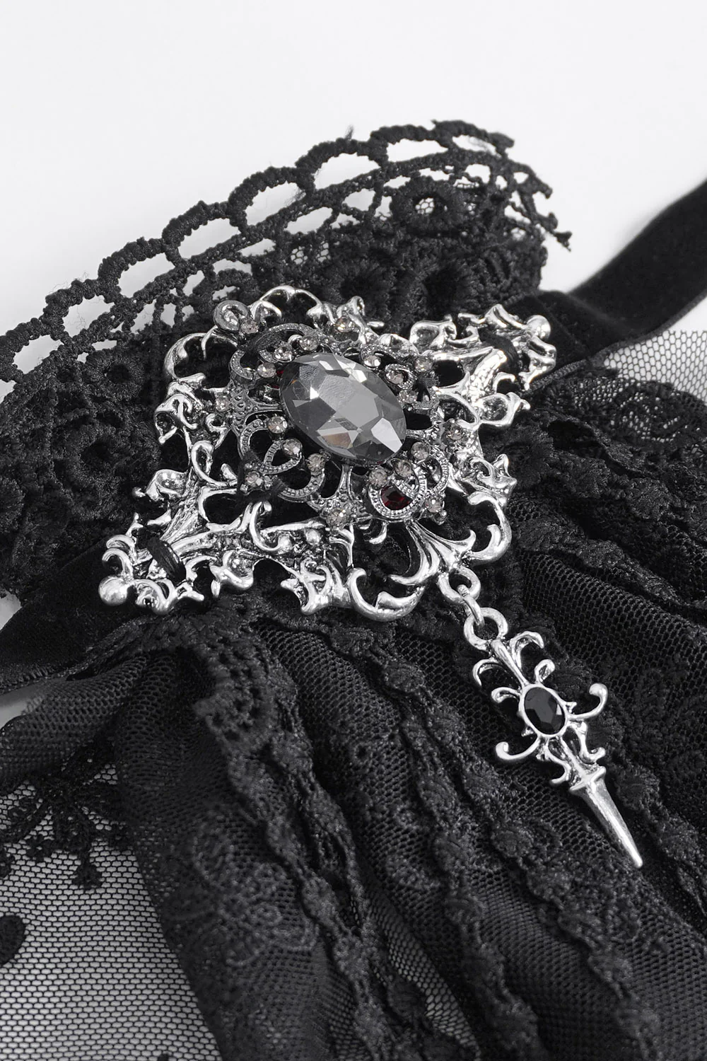 Dark Alchemy Vampire Goth Cravat Tie - Image 7