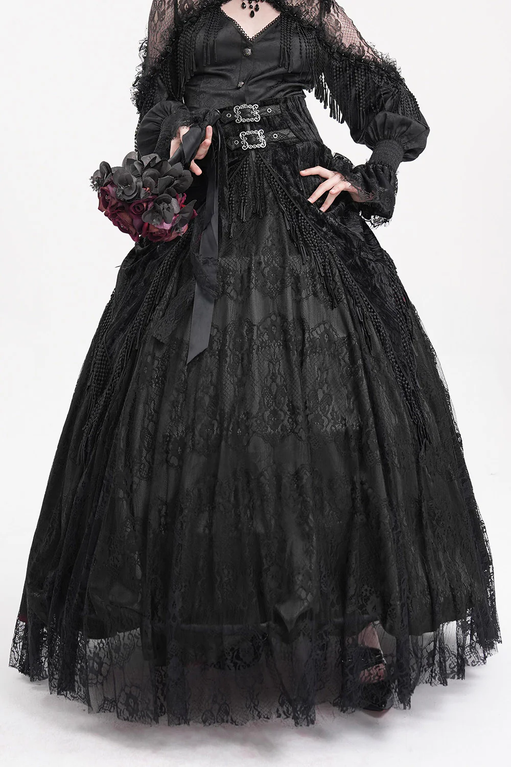 Dark Carriage Bustle Skirt - Image 4