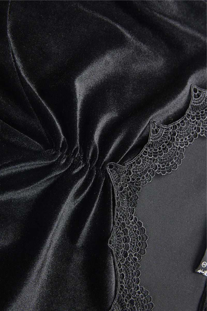 Dark Carriage Flared Long Sleeve Top - Image 7