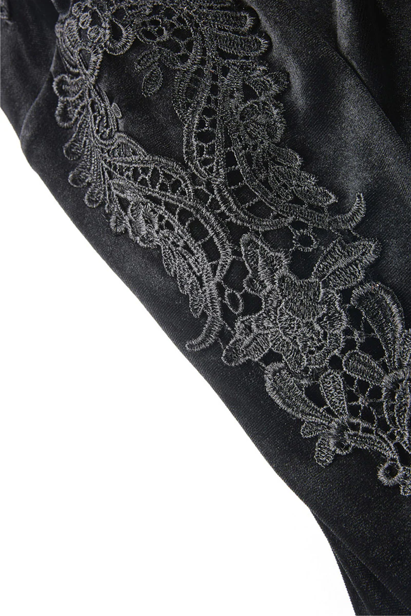 Dark Carriage Flared Long Sleeve Top - Image 8