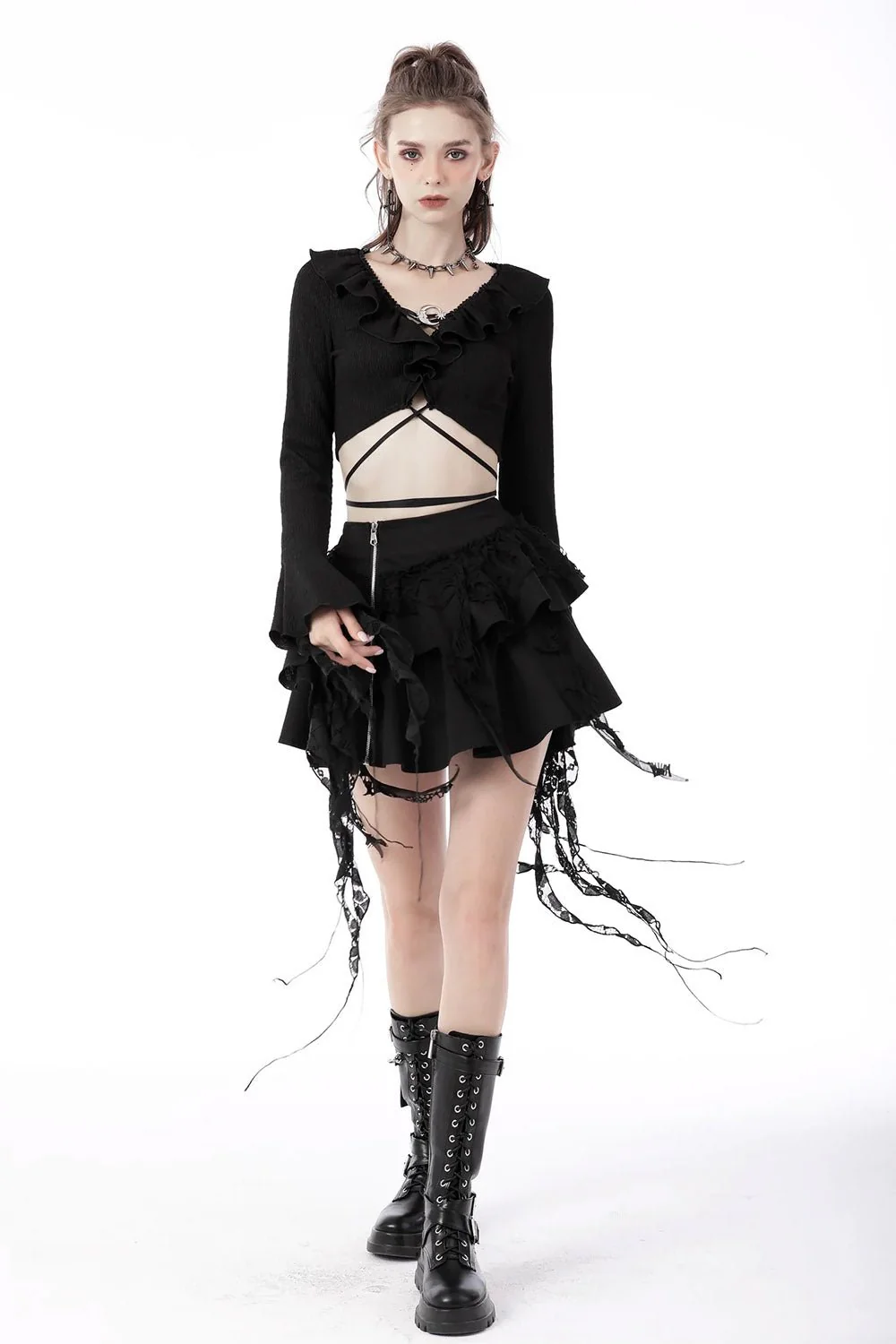 Dark Creature Ruffle Skirt - Image 5