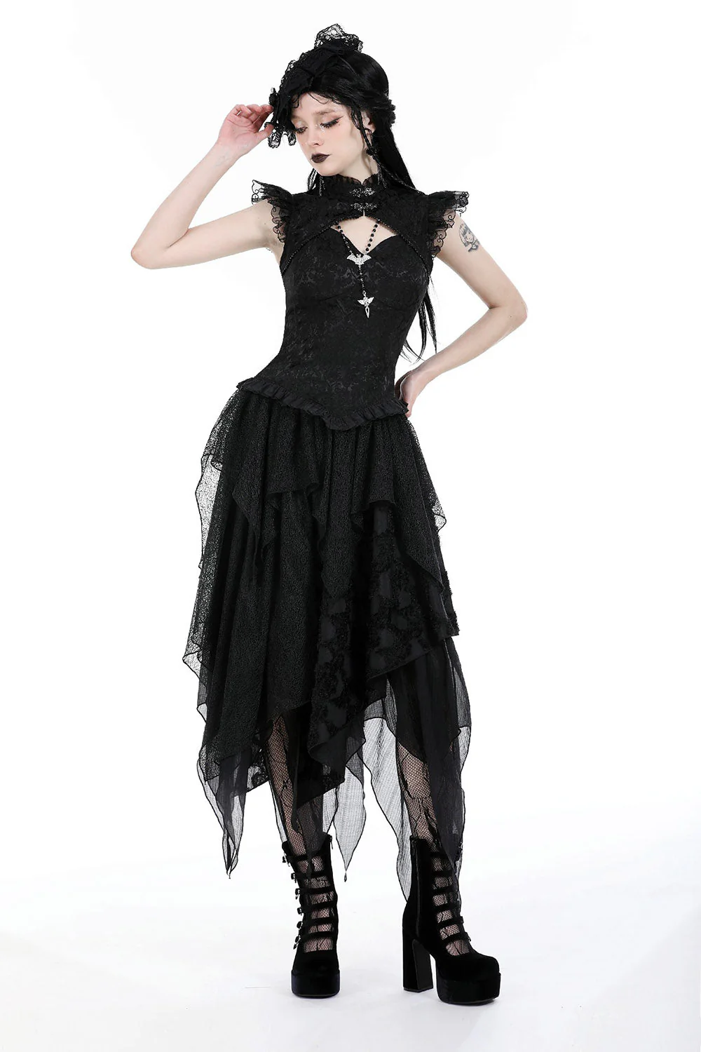 Dark Daiquiri Vintage Goth Top - Image 3