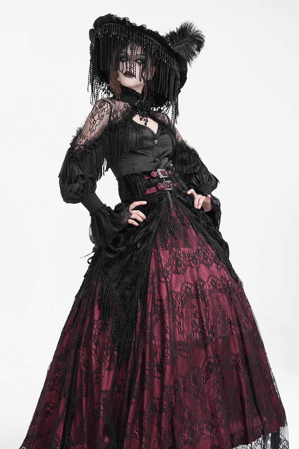 Dark Duchess Tassel Hat - Image 12