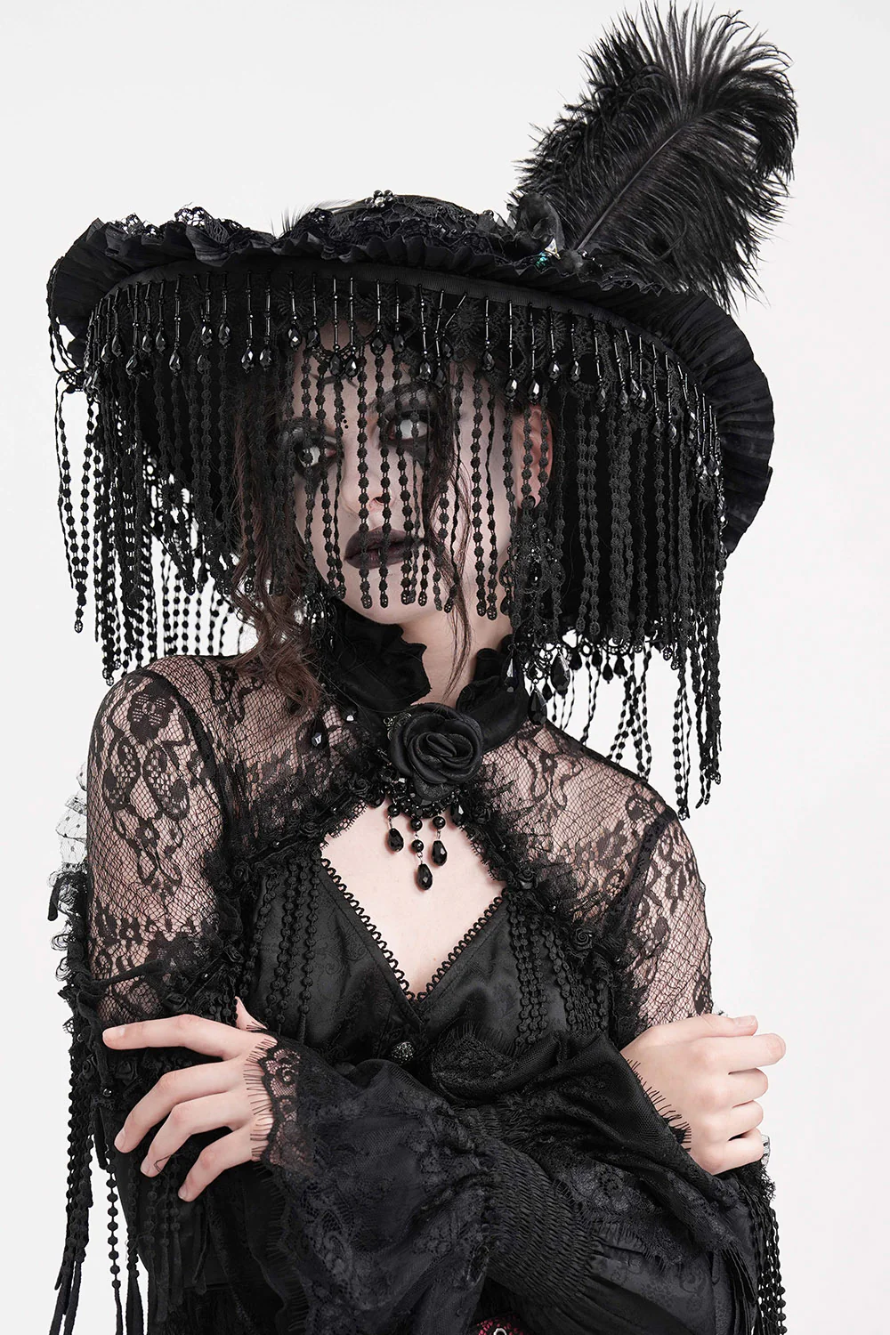 Dark Duchess Tassel Hat - Image 2