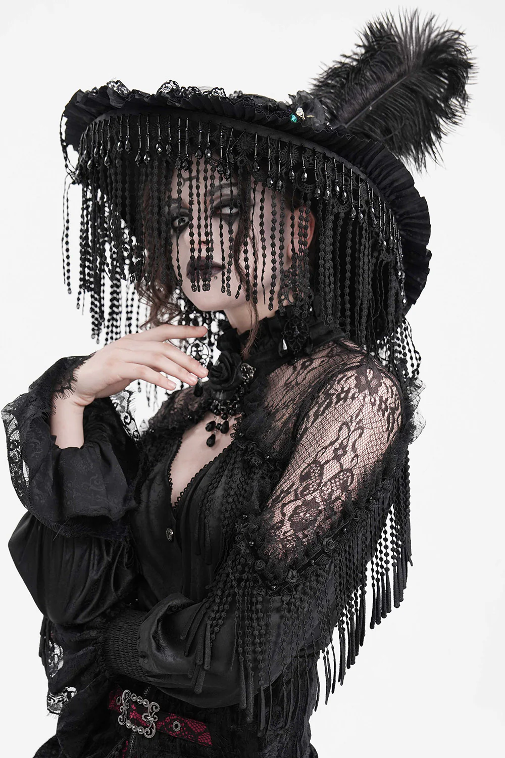 Dark Duchess Tassel Hat - Image 3