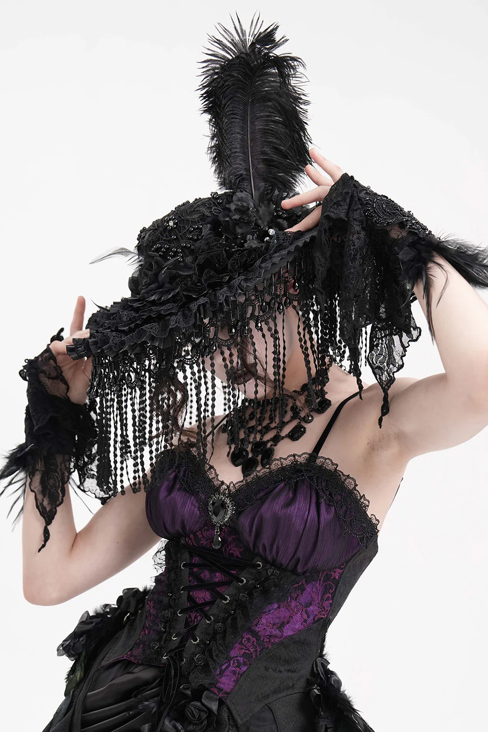 Dark Duchess Tassel Hat - Image 4