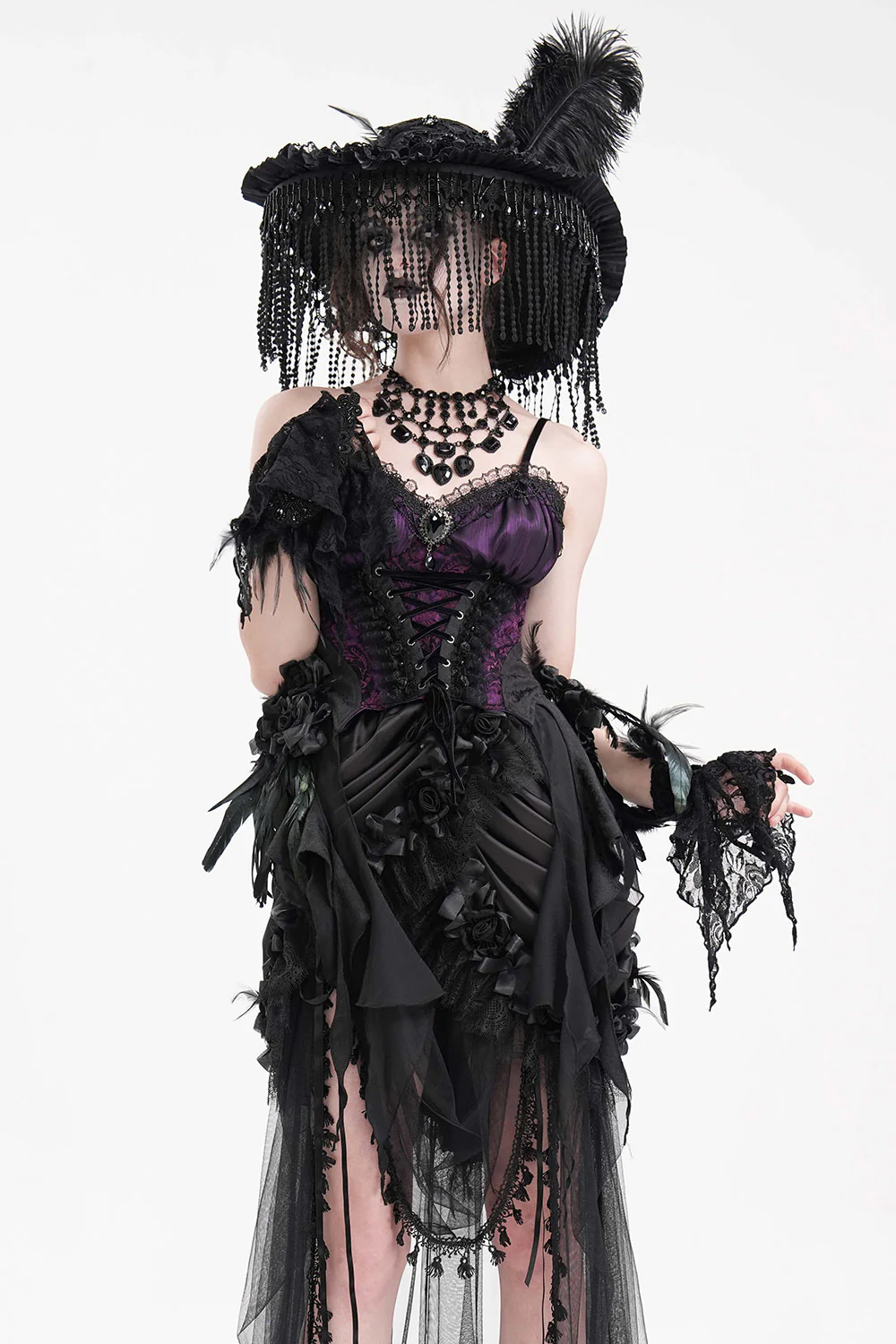 Dark Duchess Tassel Hat - Image 5