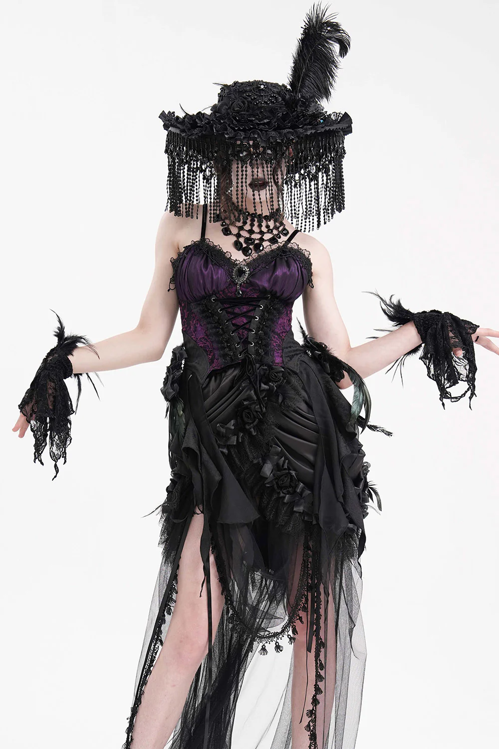 Dark Duchess Tassel Hat - Image 6