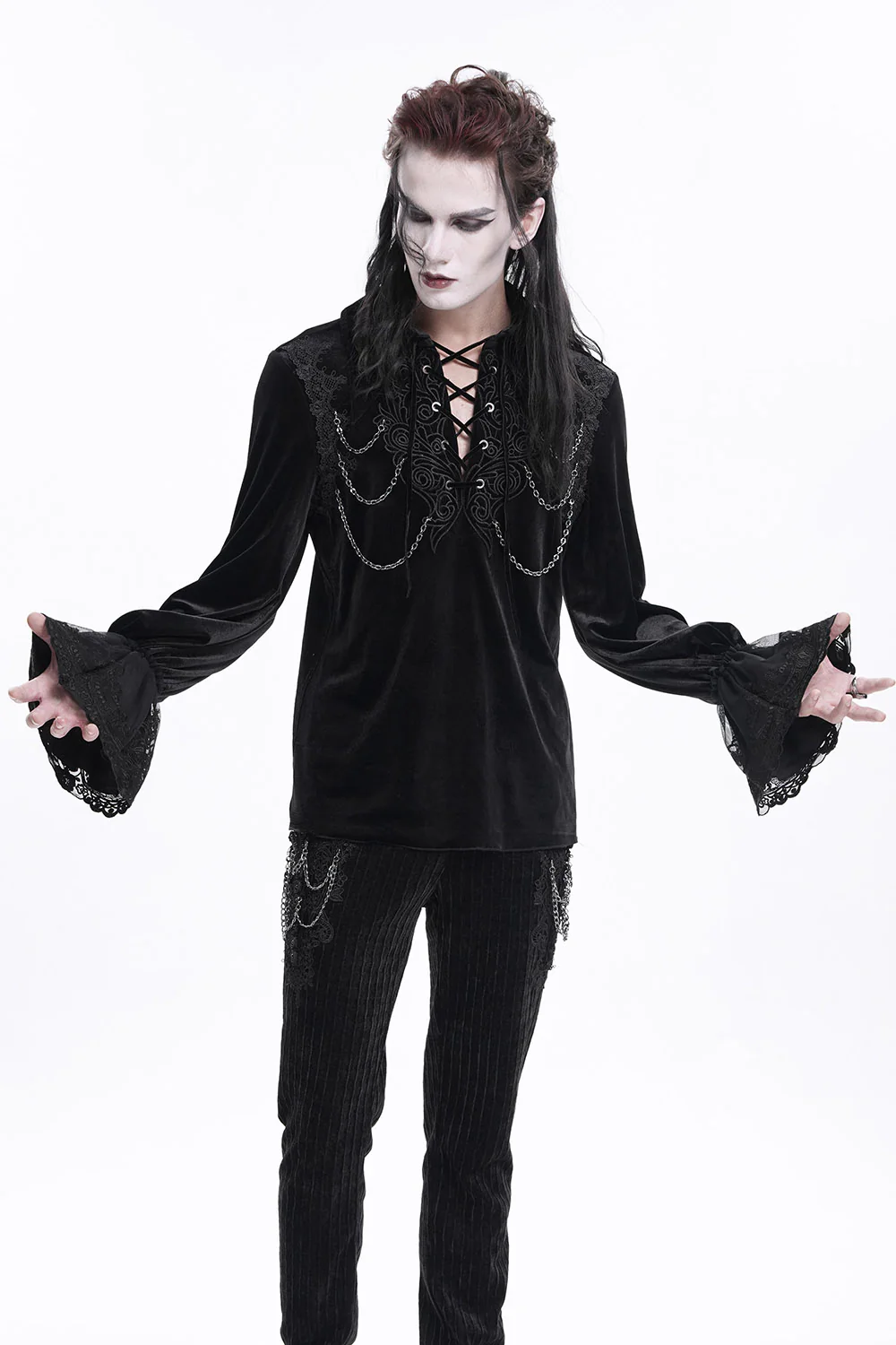 Dark Dungeon Victorian Goth Shirt - Image 4