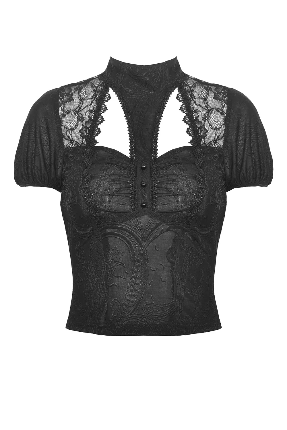 Dark Enchantments Damask Top