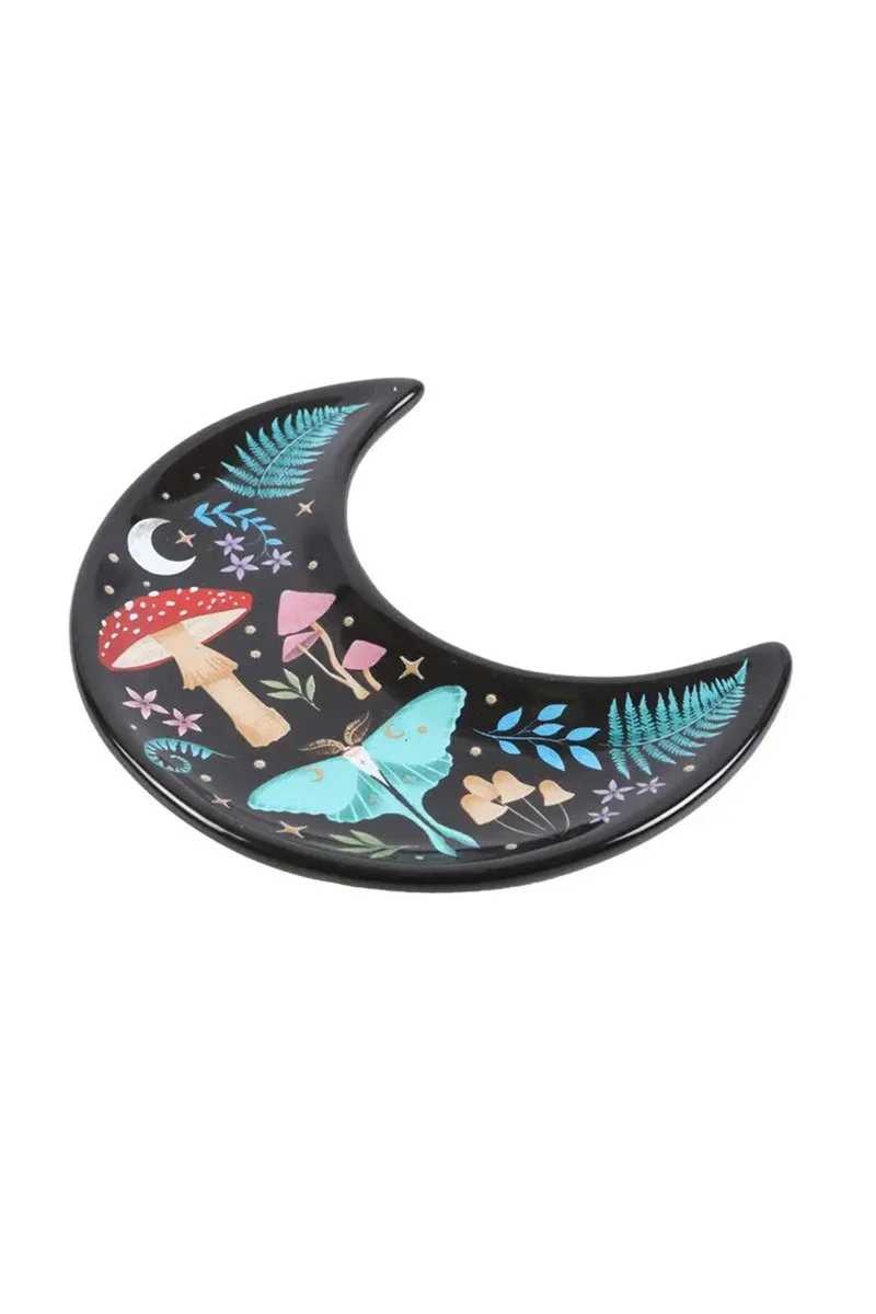 Dark Forest Crescent Moon Trinket Dish - Image 2