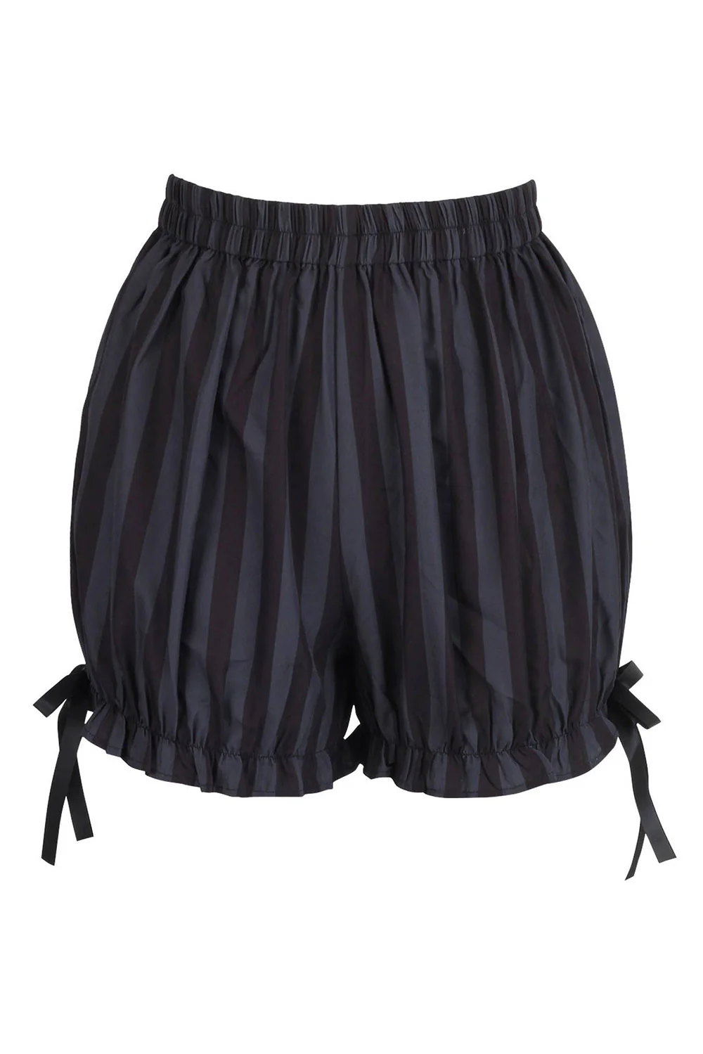 Striped Bloomers [Dark Gray/Black]