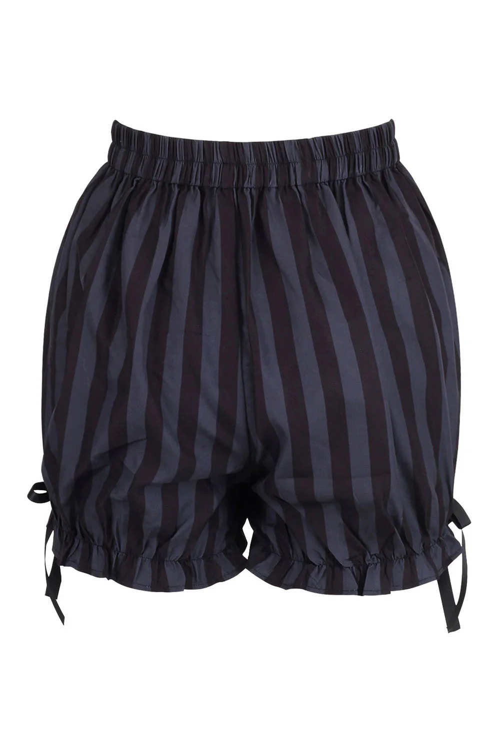 Striped Bloomers [Dark Gray/Black] - Image 3