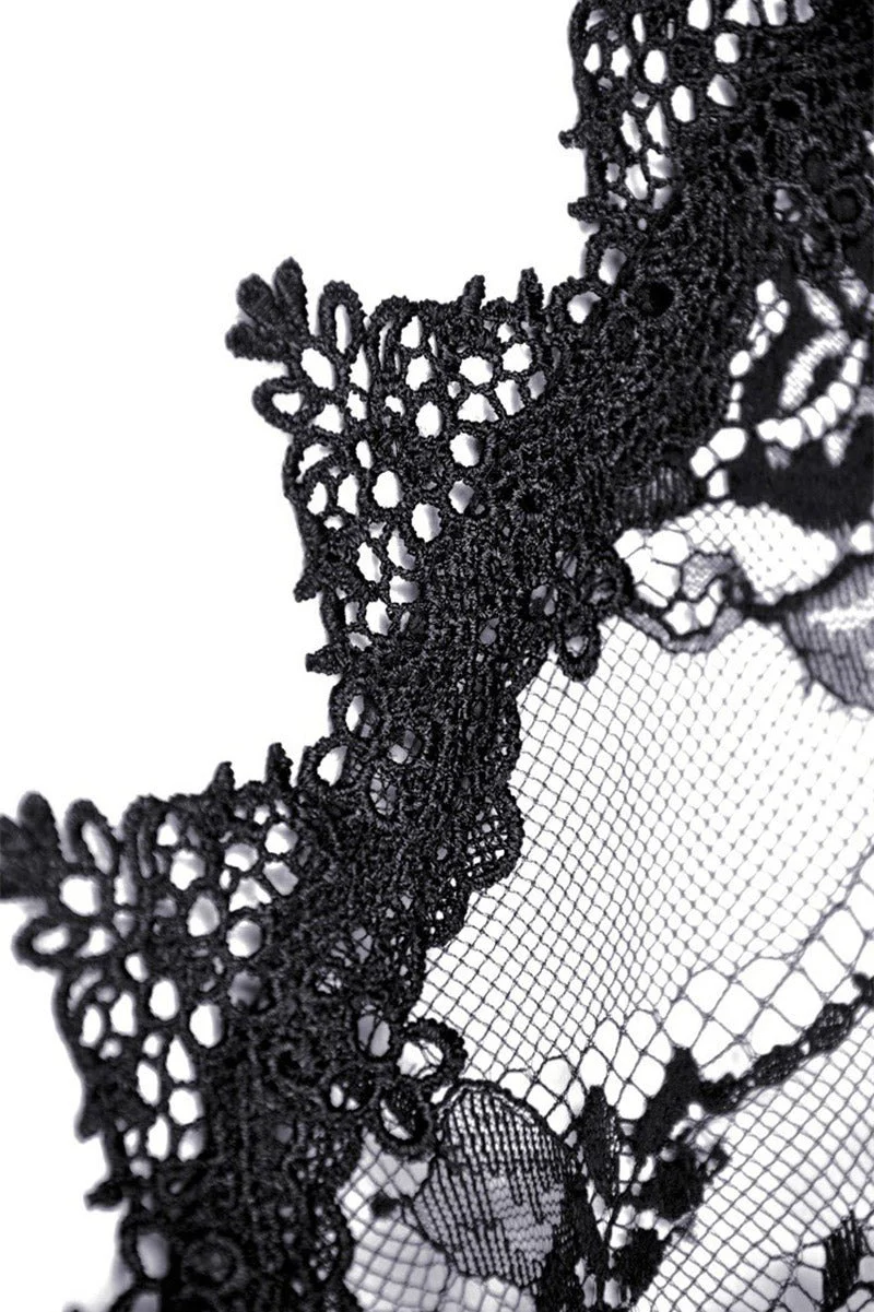 Dark Herbalist Floral Lace Shrug - Image 8