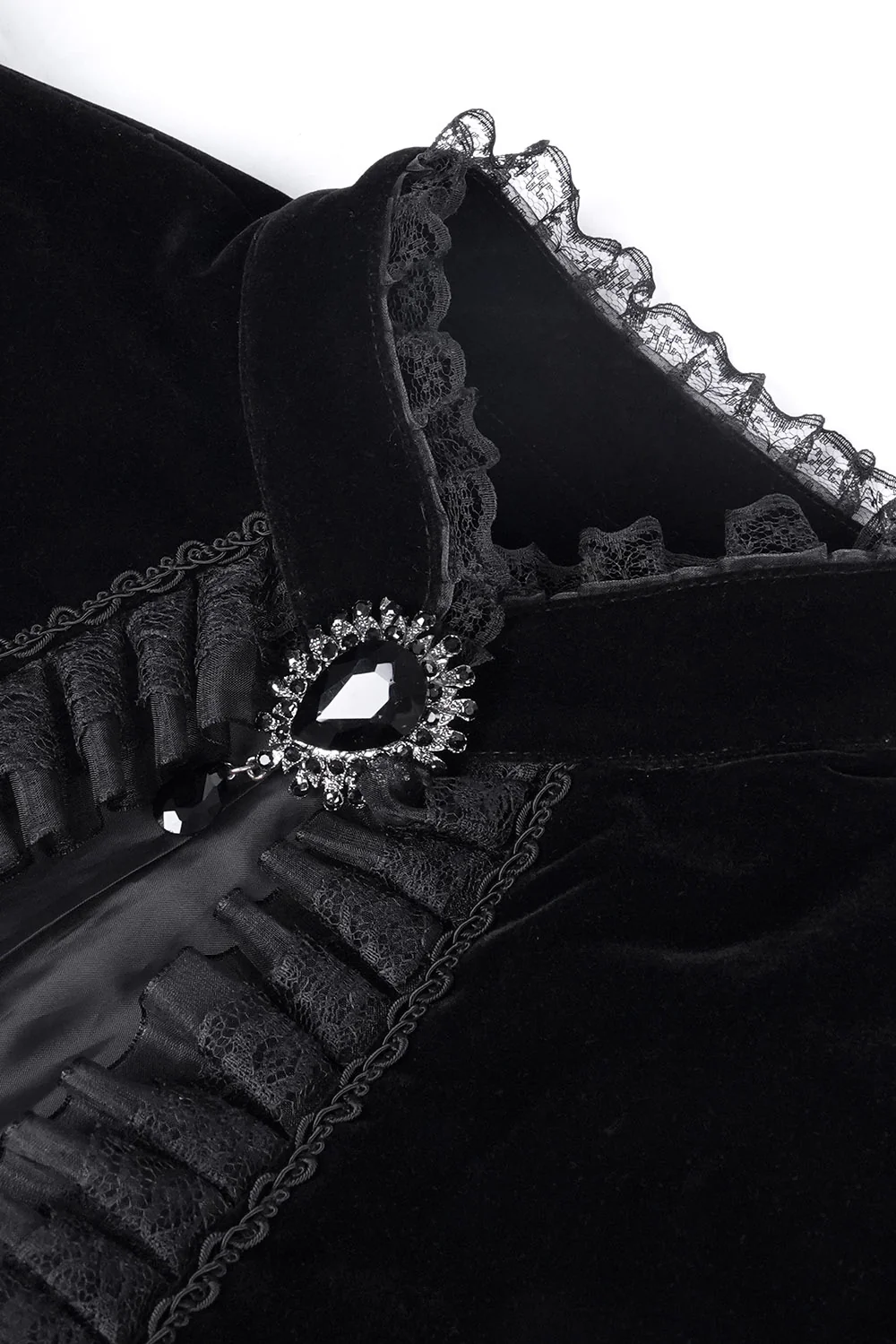 Dark Majesty Gothic Layered Velvet Coat [No Restocks] - Image 7