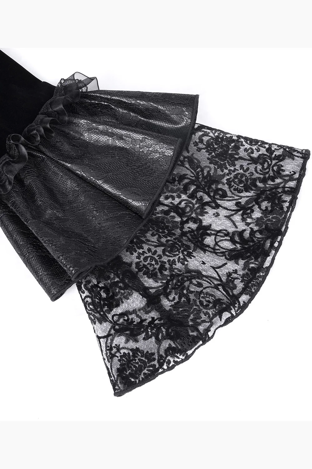 Dark Majesty Gothic Layered Velvet Coat [No Restocks] - Image 8