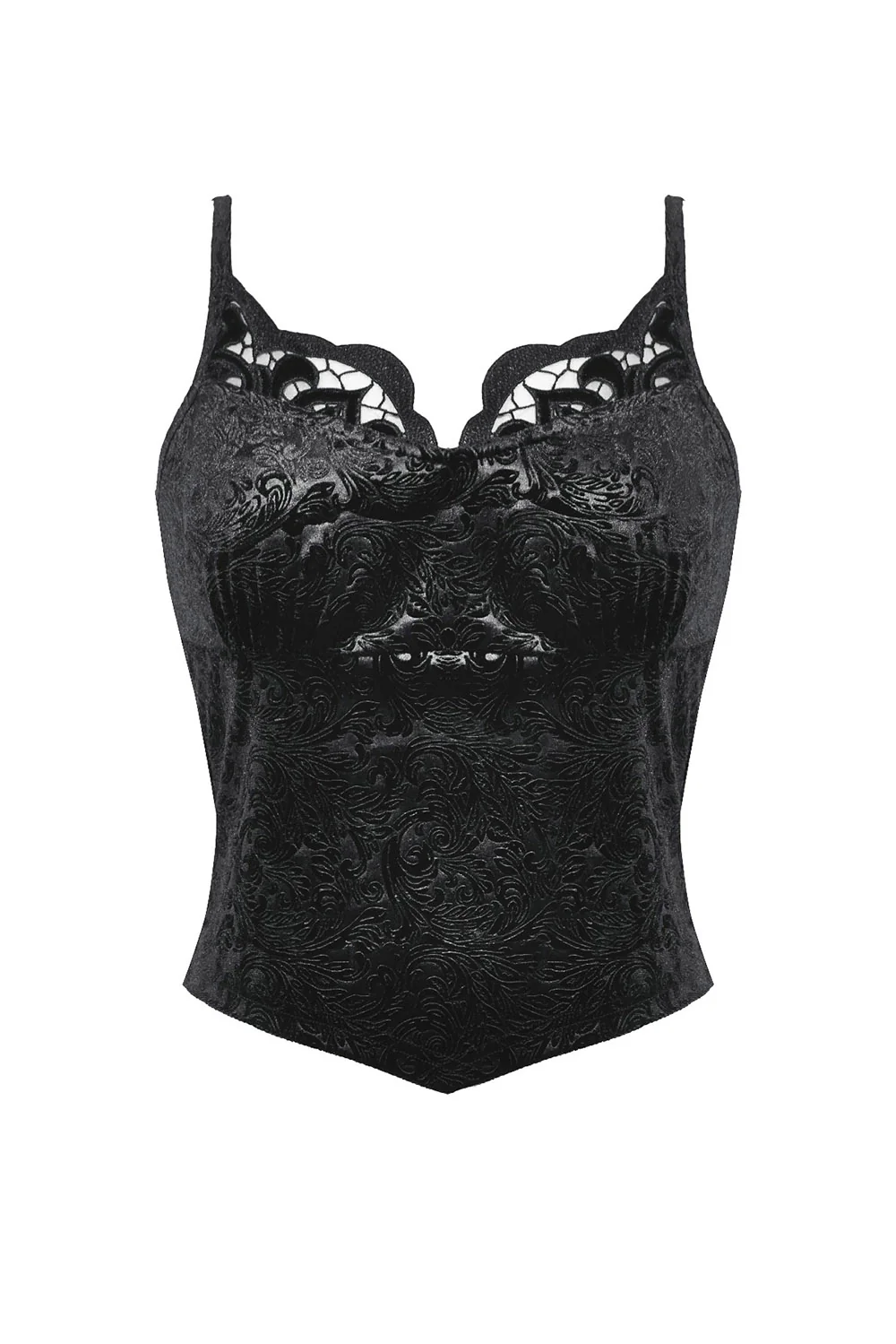 Dark Monarch Velvet Tank Top - Image 2
