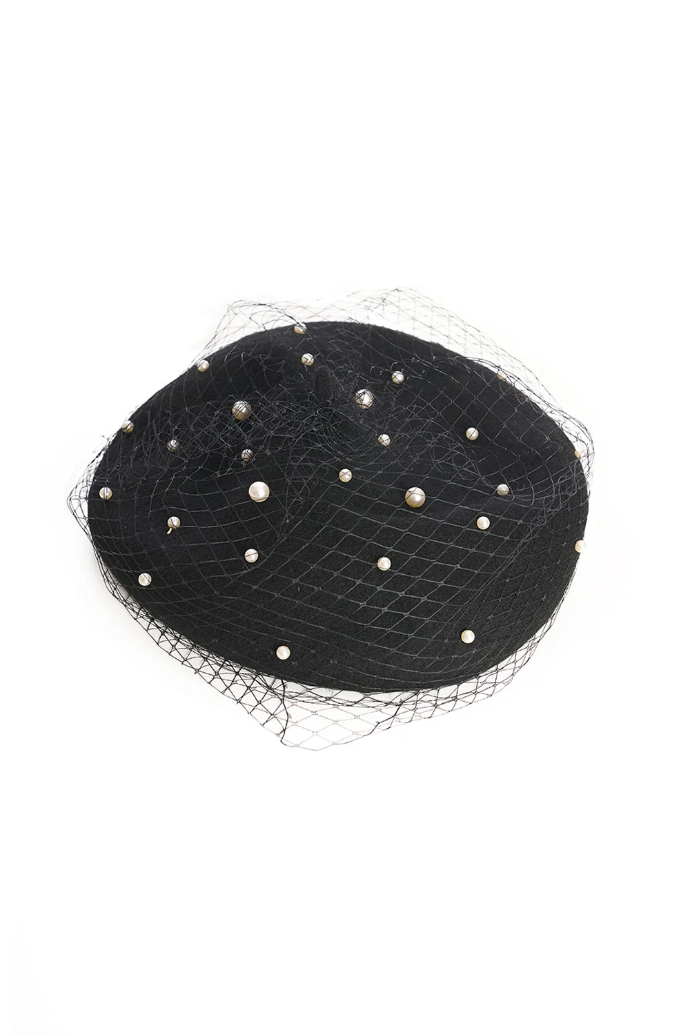 Dark Pinup Veil Beret - Image 2