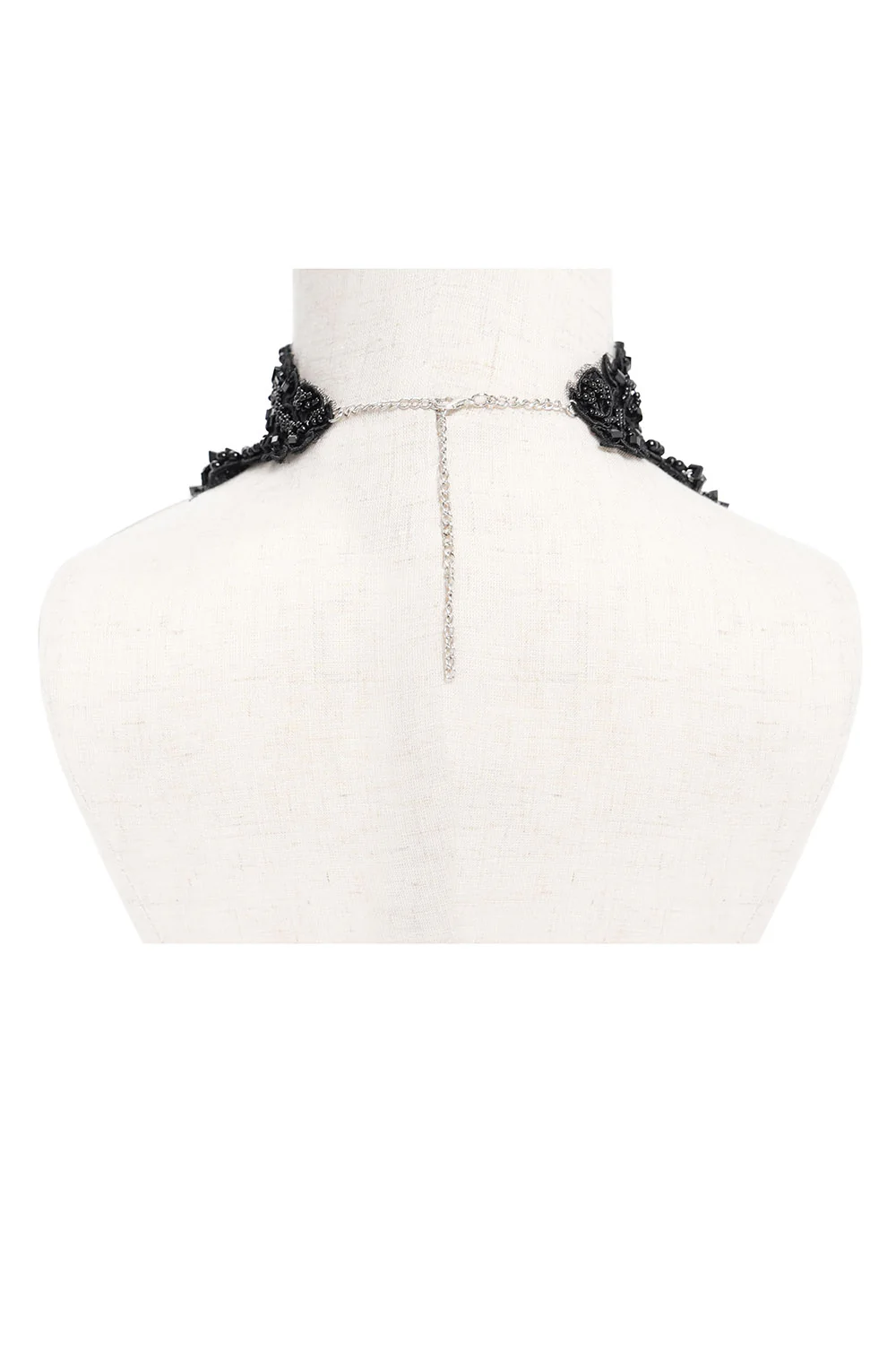 Dark Regency Embroidered Beaded Choker - Image 7